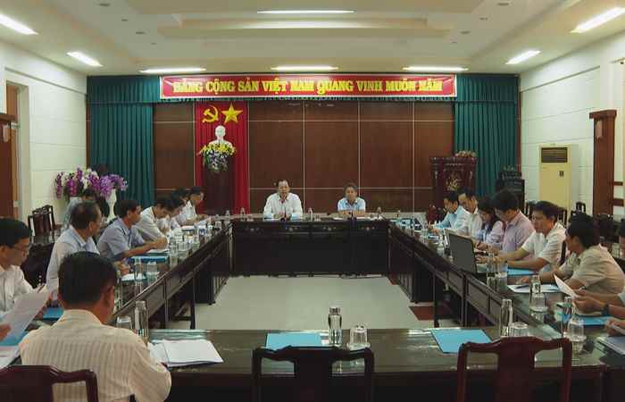 Lãnh đạo UBND tỉnh Sóc Trăng làm việc với huyện Kế Sách về công tác giải phóng mặt bằng 